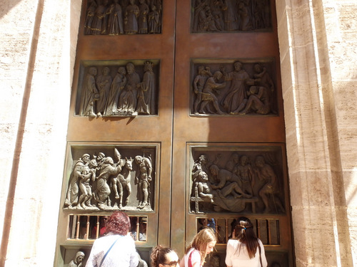 A Door on the south side of the Basilica.